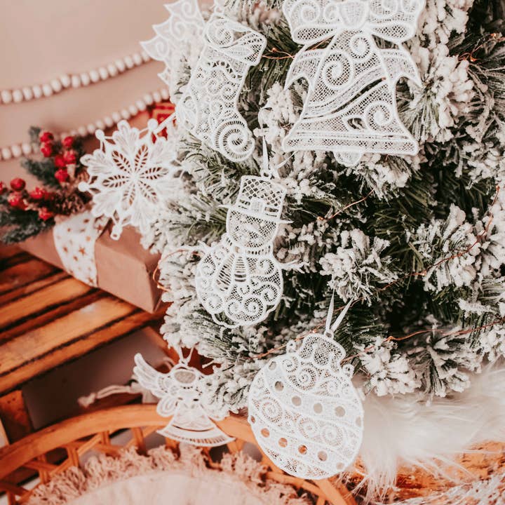 Sewing From The Hart - Wholesale Ornament - Lace Ornaments