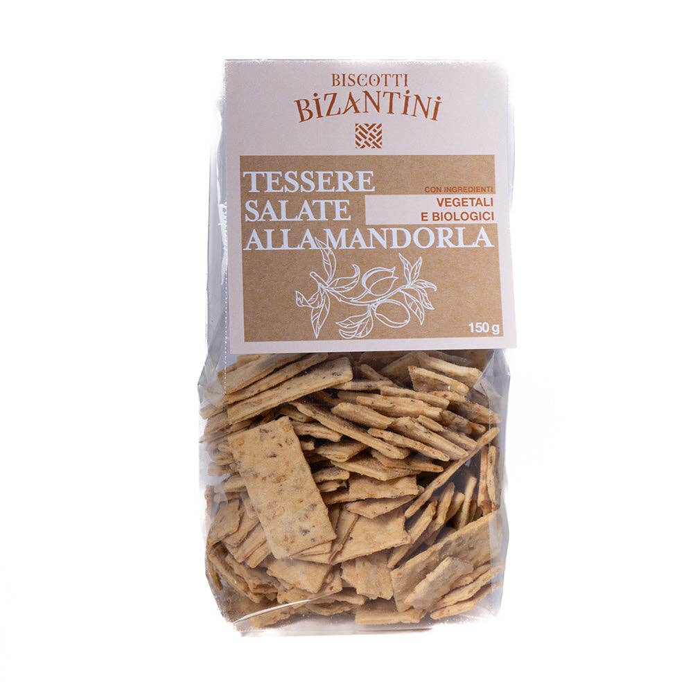 Biscotti Bizantini - Wholesale Crackers - Vegan and organic almond savory crackers2
