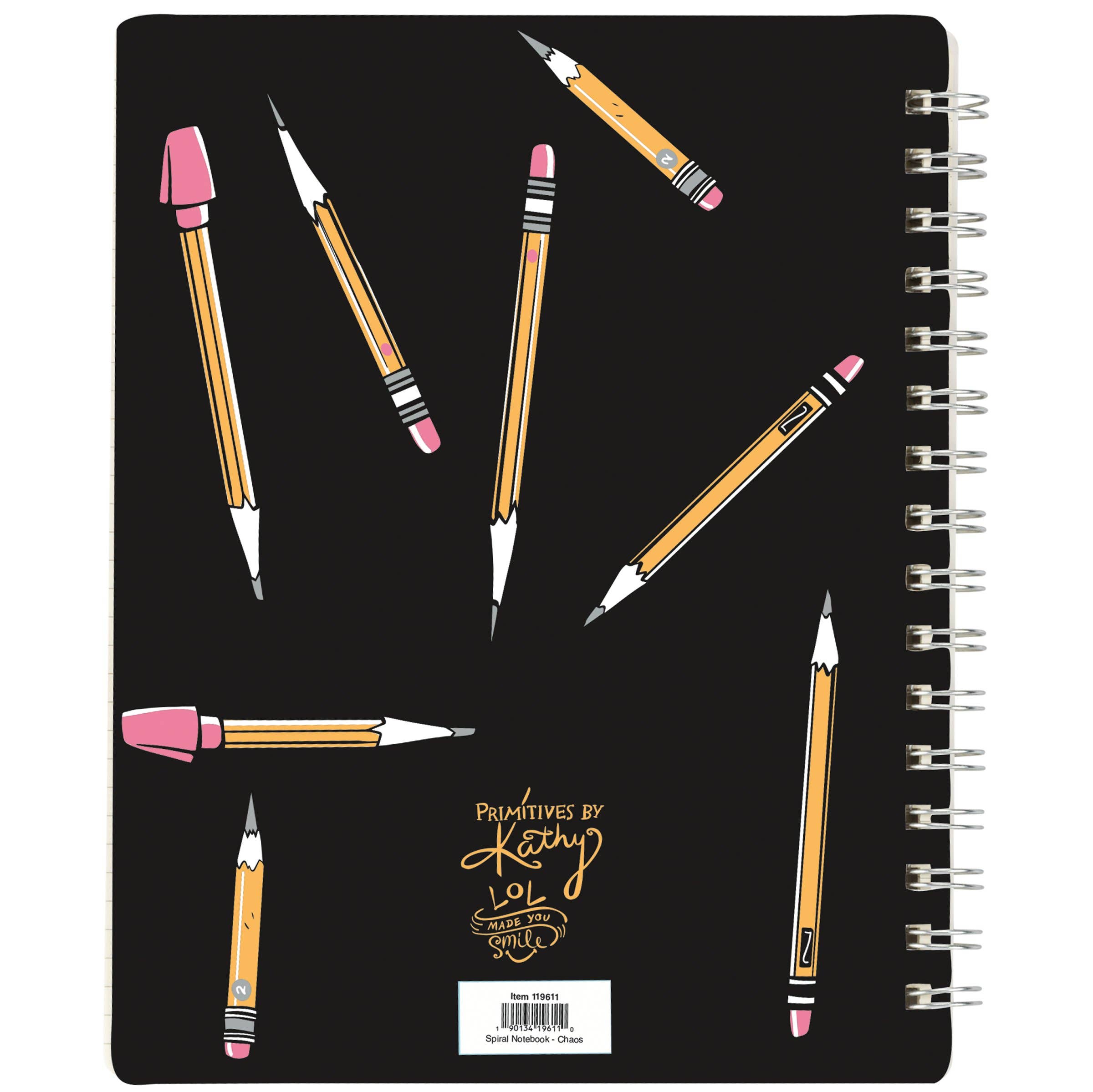 Primitives by Kathy - Wholesale Notebook - Classroom Chaos Spiral Notebook1