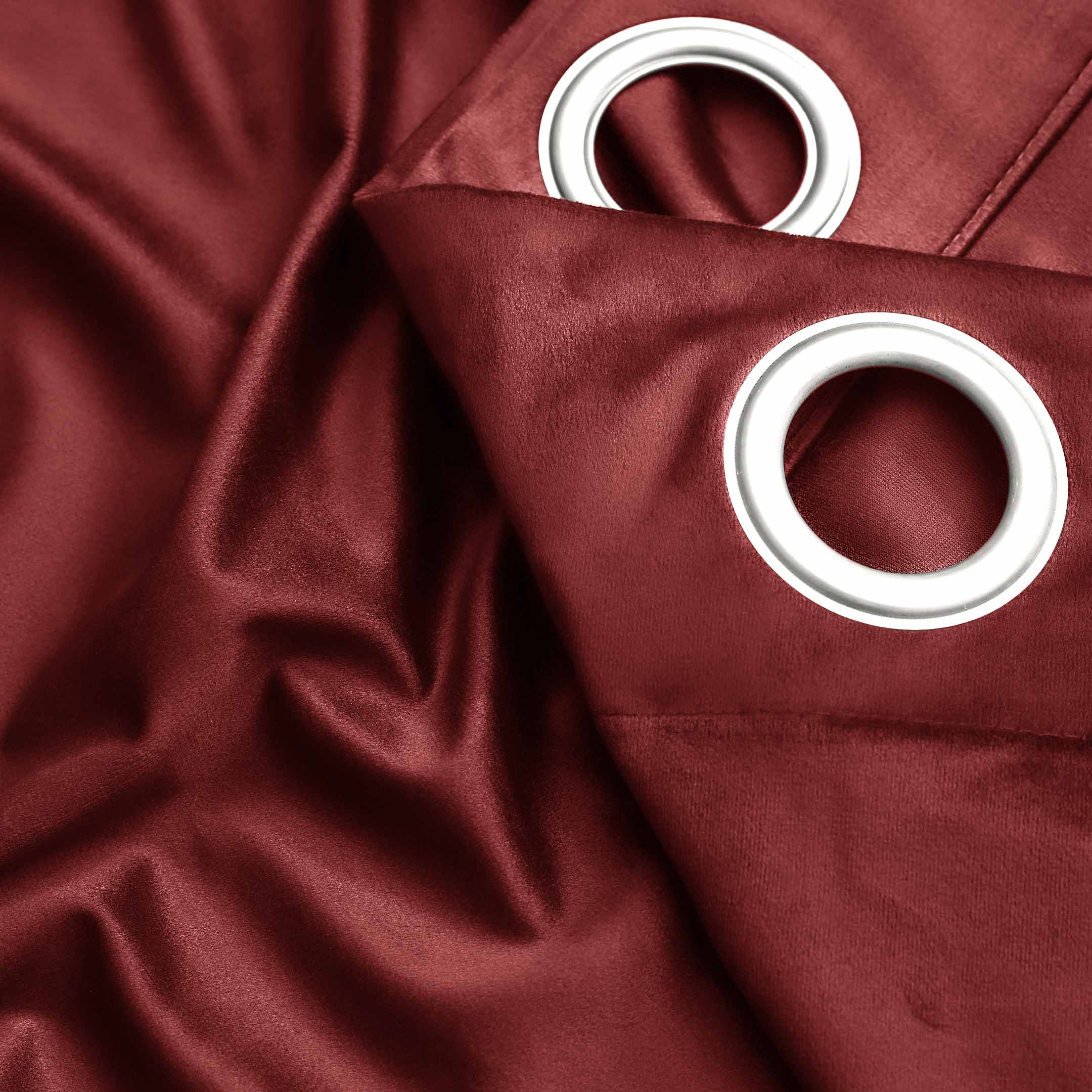 Cottonpassion_US - Vente Rideaux - rideaux de fenêtre en velours à isolation thermique à œillets et écharpe13