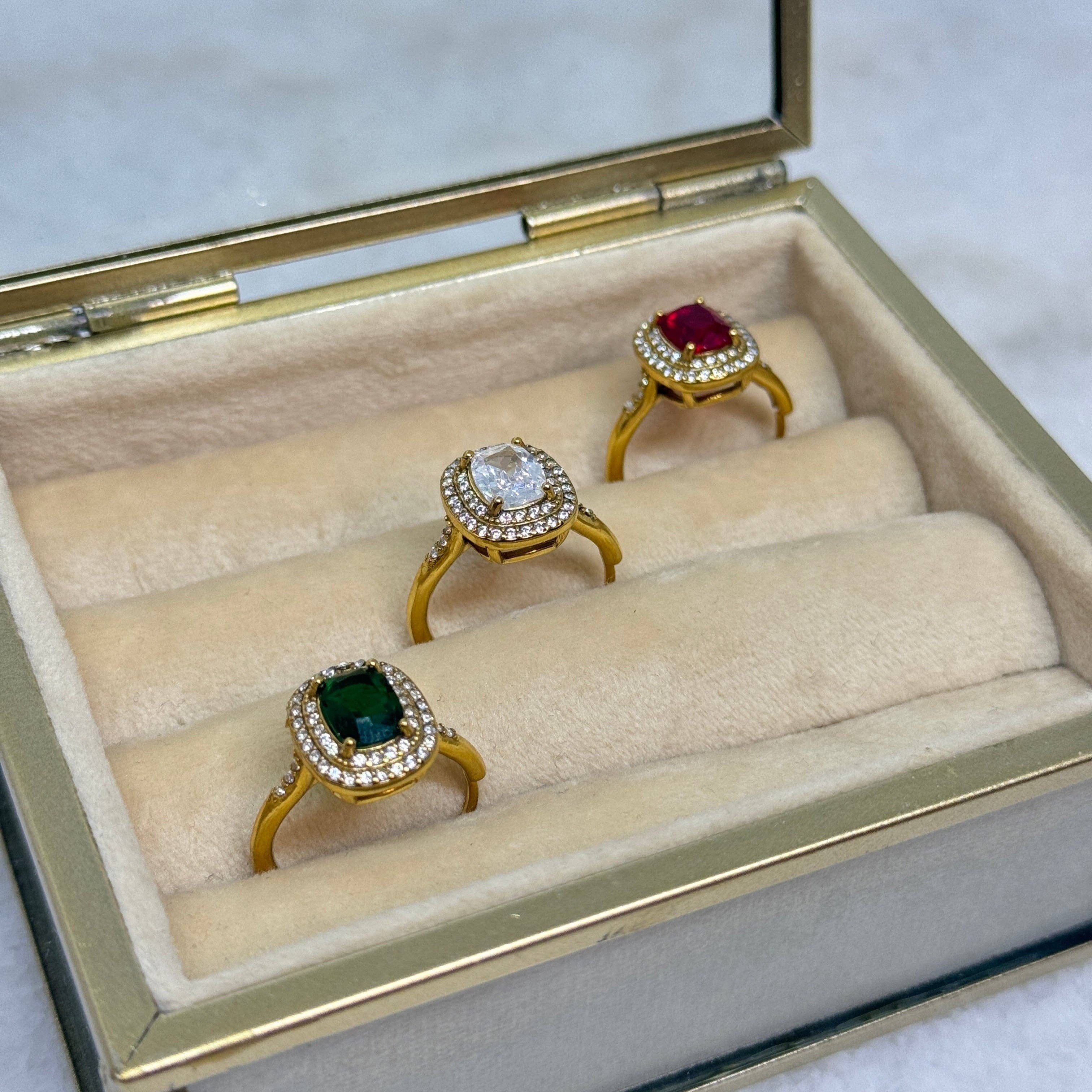 Poudre Bijoux – wholesale Multi-stone ring – Gemma Ring4