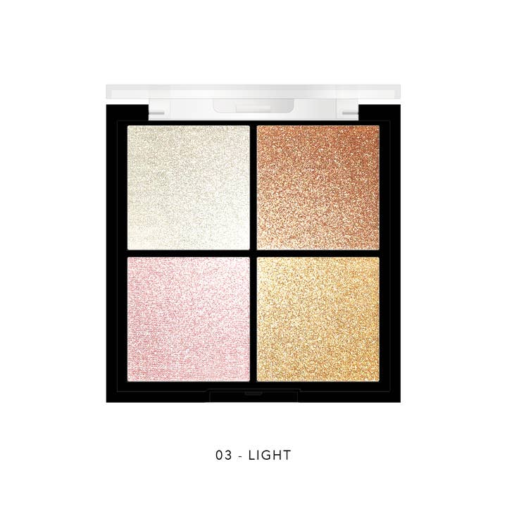 RAPHAEL COSMETIC CONSULTING / FASHION MAKE·UP - Wholesale Makeup Highlighter - 'GLOW MY LIFE' COMPLEXION HIGHLIGHTER PALETTE2
