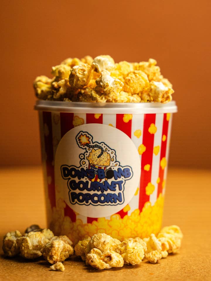 Churro for wholesale by Dom's Bomb Gourmet Popcorn LLC