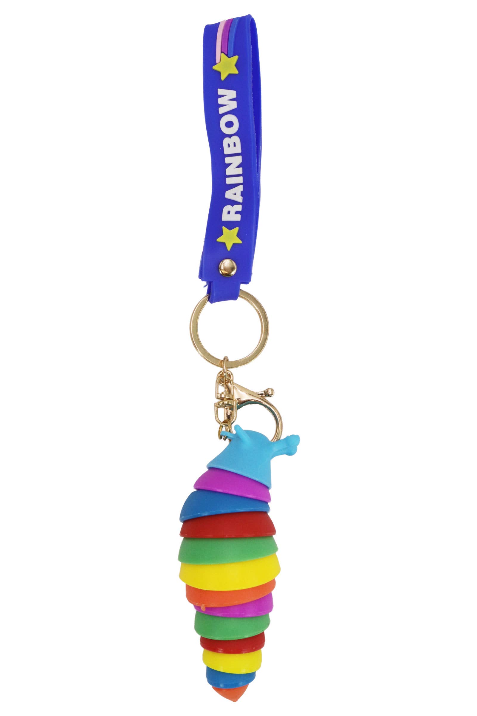 ASSORTITI Mini Slug Portachiavi Sensoriale Flessibile in vendita all'ingrosso su Faire6