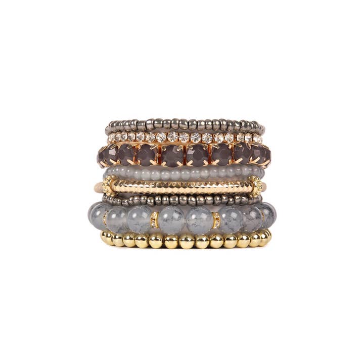 Love and Repeat - Wholesale Beaded Bracelet - MULTICOLOR STRETCH BRACELET12