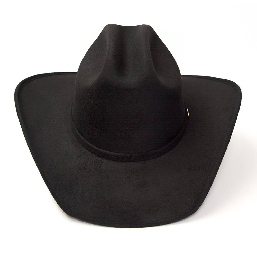 Western Express – Chapéu de cowboy - Unissexo por atacado – Chapéu de Gado Ocidental Preto com Detalhe de Cabeça de Cavalo na Faixa3