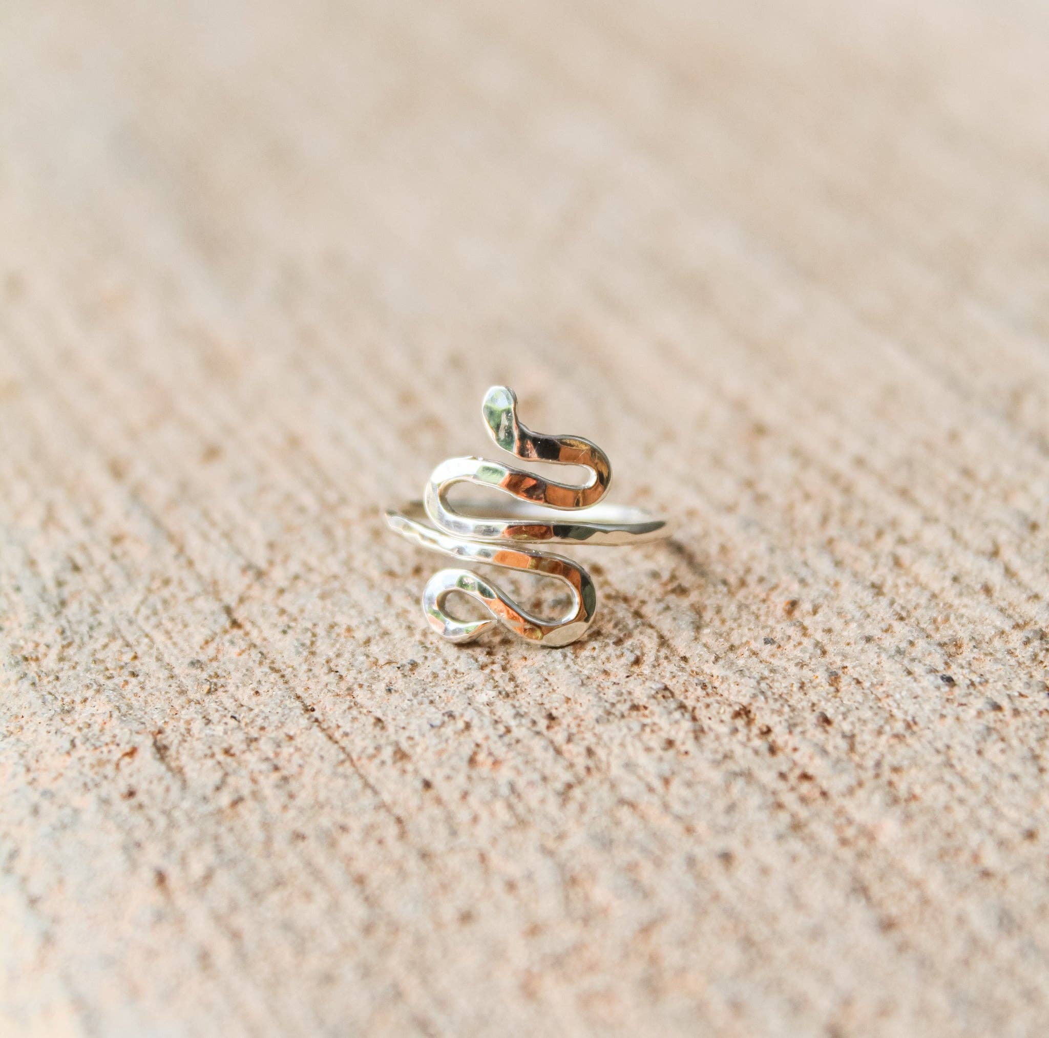 Dazed and Topazed - Wholesale Cocktail/Statement Ring - Serpent Adjustable Rings1