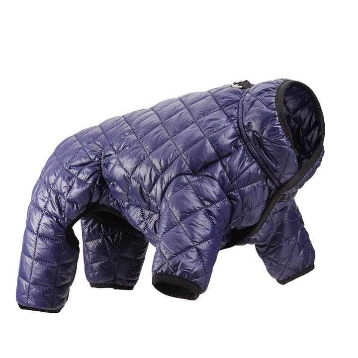Navy Quilted Puffer Snowsuit for engroshandel hos LoveThyBeast