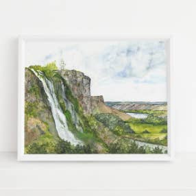 Imprimé mille ressorts pour la vente par Jennie Kilcup Watercolors