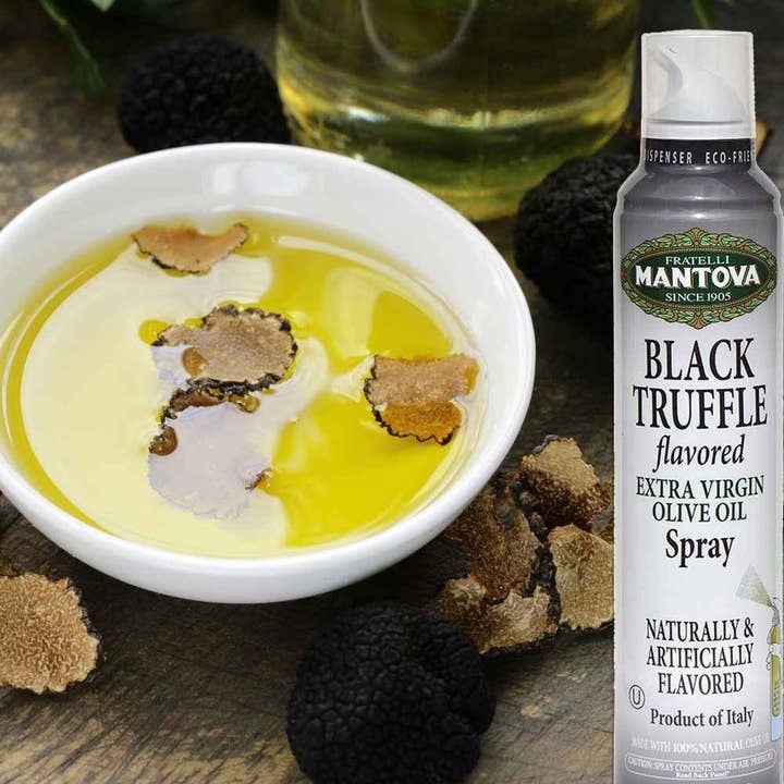 Fine Italian Food - Wholesale Olive Oil - Mantova Black Truffle Extra Virgin Olive Oil Spray, 8 fl. oz4