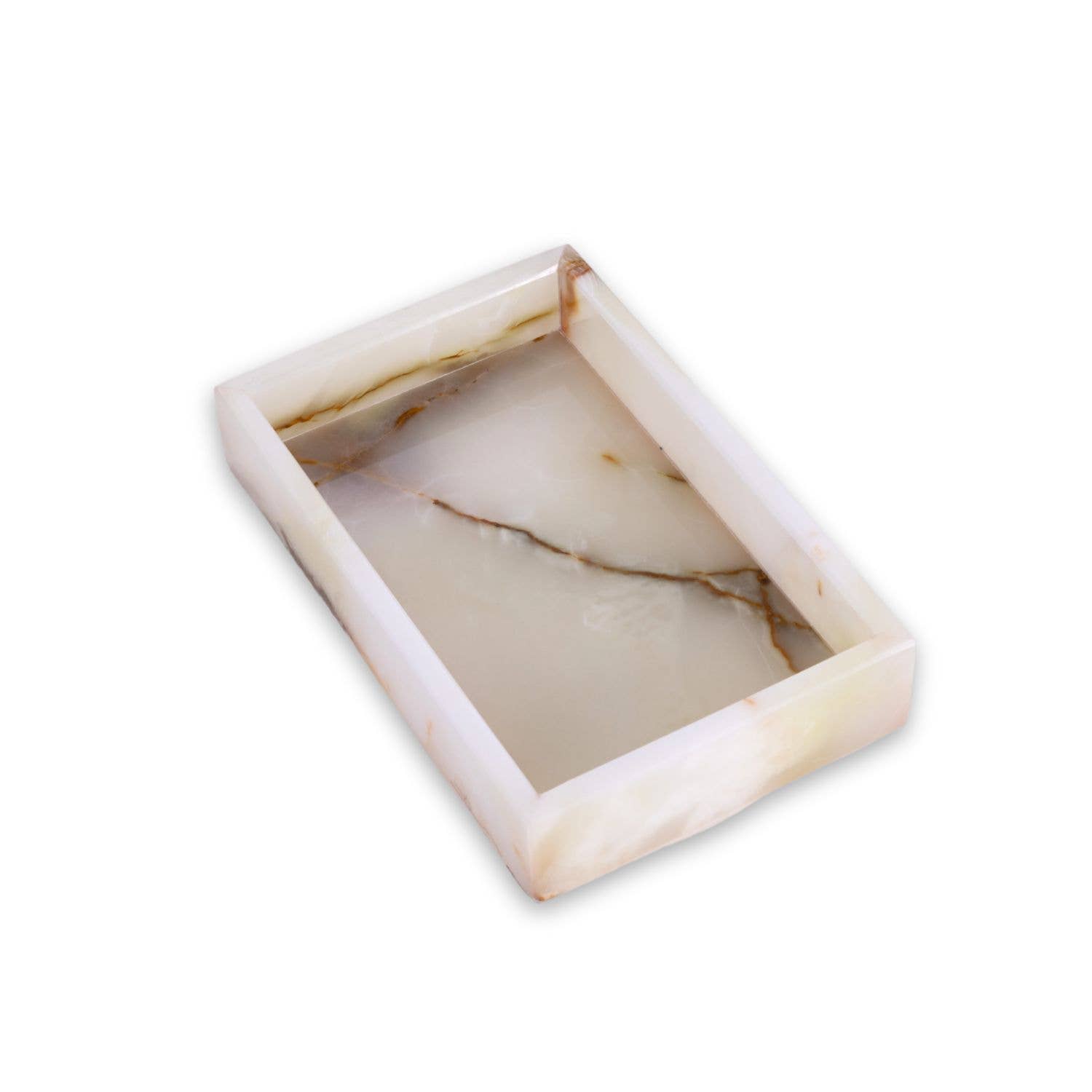 BeyBerk International - Wholesale Decorative Tray - Ezra Genuine Marble Guest Towel Tray2