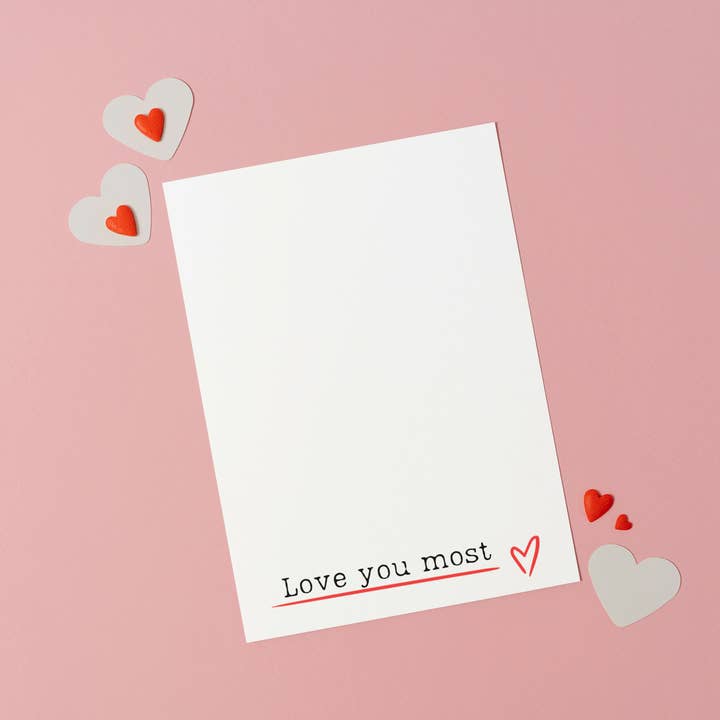 Valentine's Day | Empathy | Love You Most | Anniversary for wholesale by Butterflies + Halos
