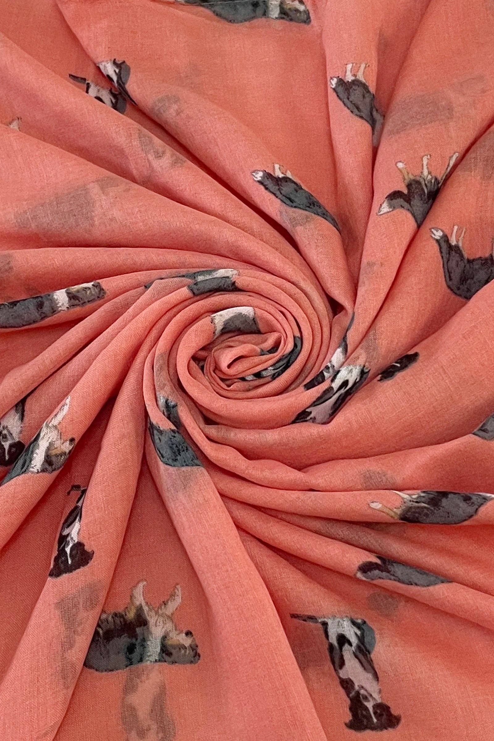 Fashion Scarf World - Wholesale Scarf - Women's - Border Collie Sheep Dog Print Scarf3