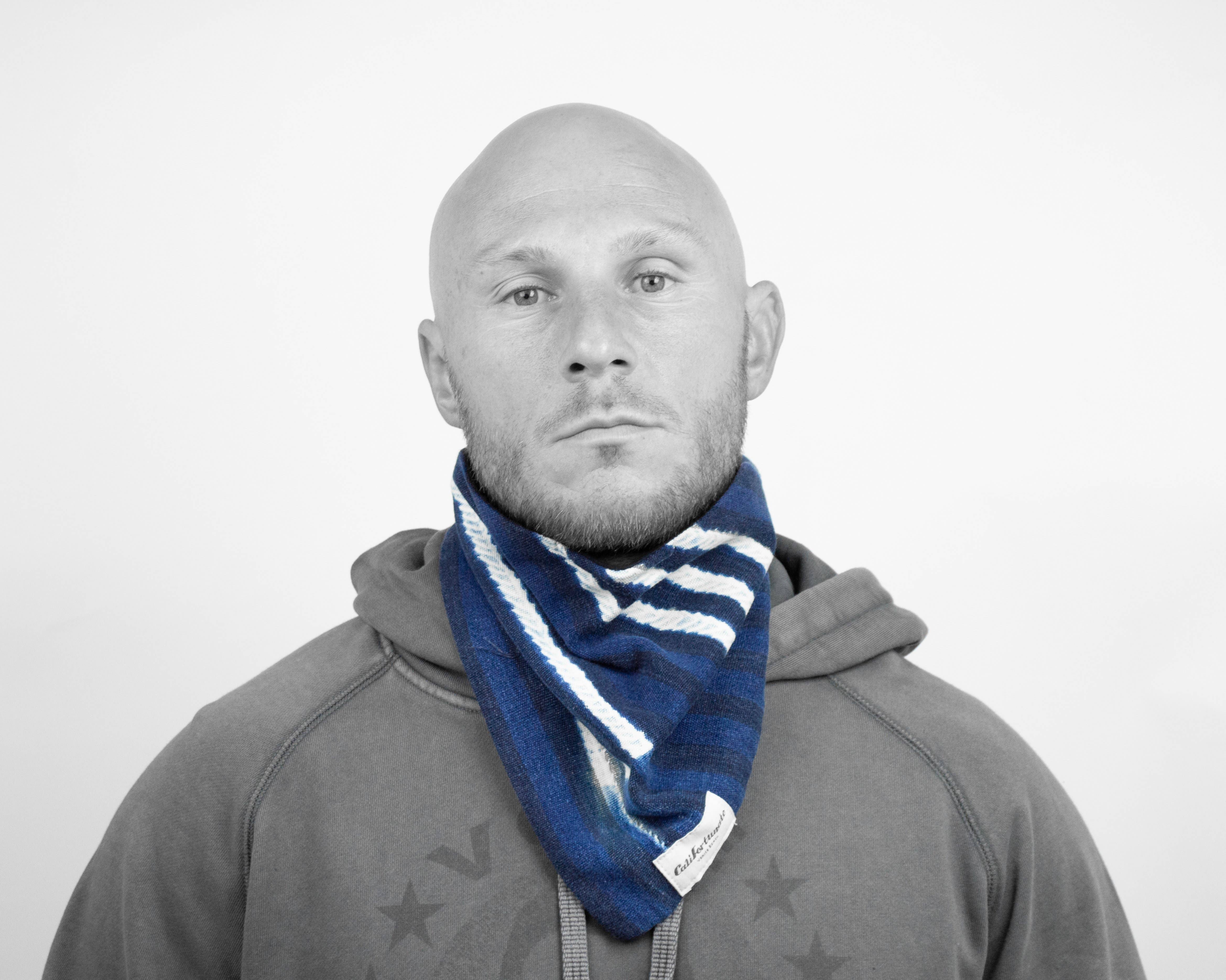 Maskdanna by Califortunate - Wholesale Non-Medical Disposable Mask - MASKDANNA INDIGO STRIPE4