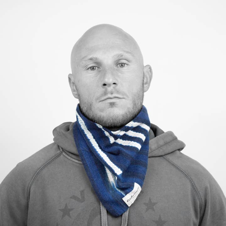 Maskdanna by Califortunate - Wholesale Non-Medical Disposable Mask - MASKDANNA INDIGO STRIPE4