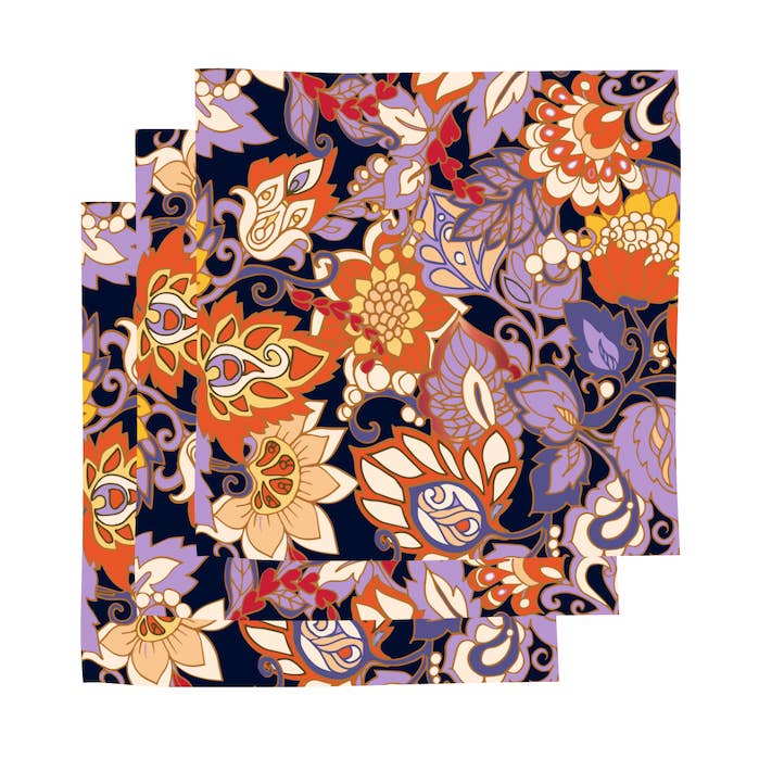 Geschirrtuch-Set - 3 Stück Violet Dynasty für den Großhandel von Bubble & Blend