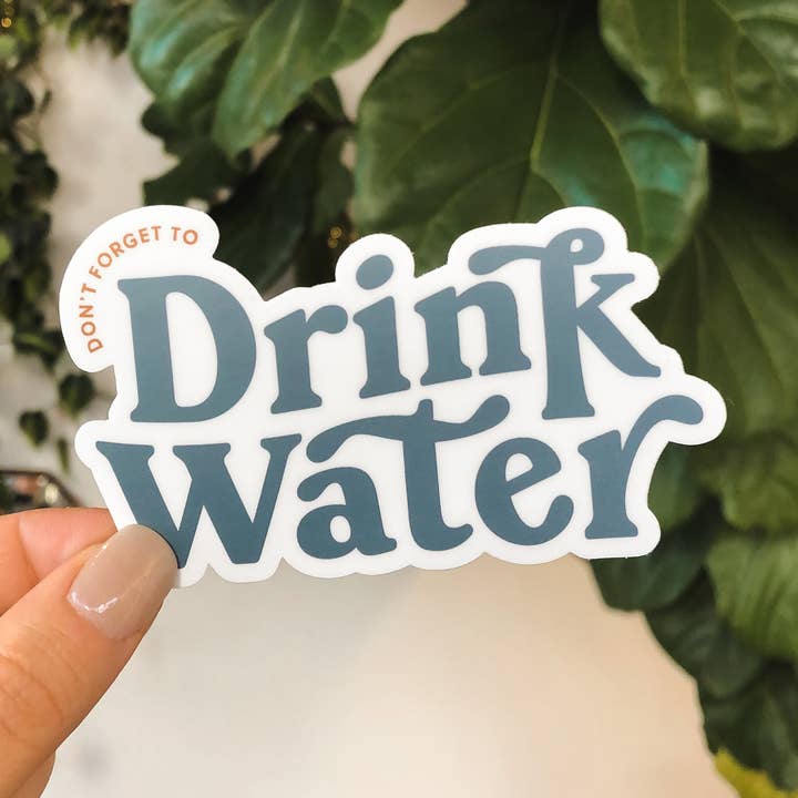Drink Water - Sticker for wholesale by The Anastasia Co