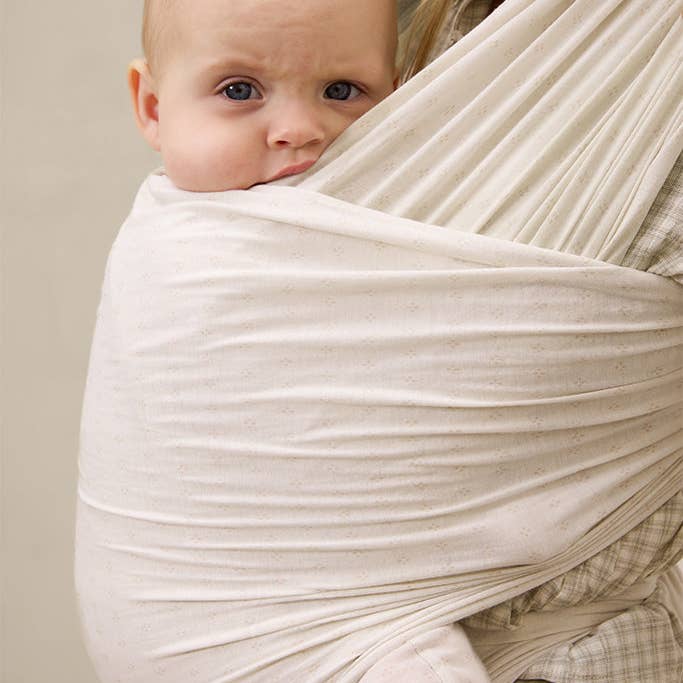 Solly Baby - Wholesale Baby Wrap/Sling - Oat Heritage Dot Wrap1