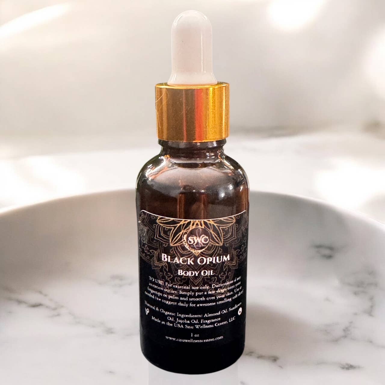 SWC Sisu Wellness Center - Wholesale Bath/Body Oil - Black Opium Body Oil0