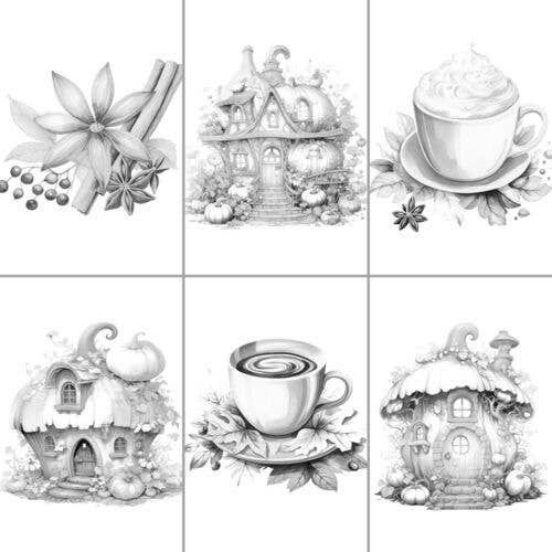 ColorFall Editions - Vendita all'ingrosso Libro da colorare e attività - Adulti - Libro da colorare a tema autunnale rilassante per adulti6