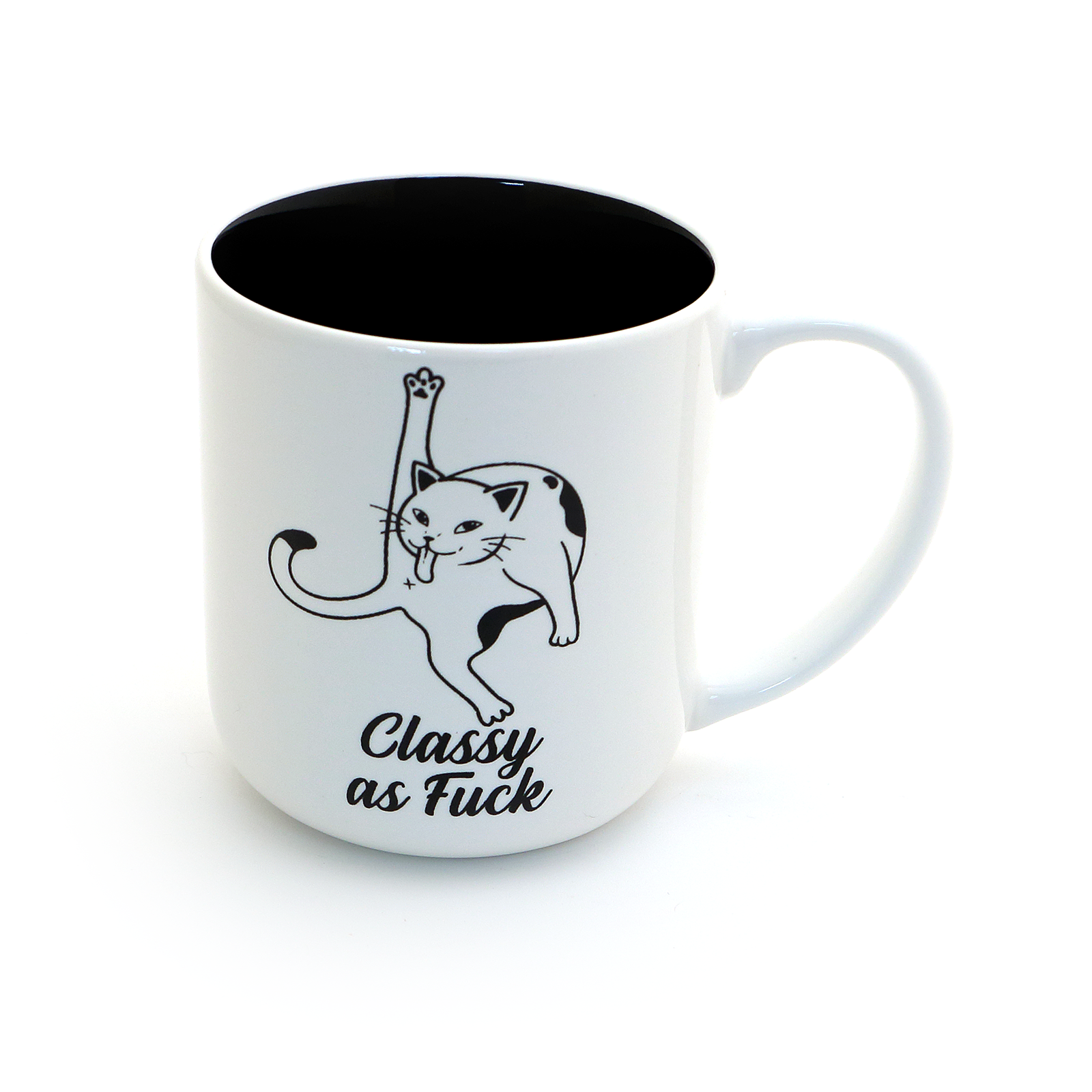 Lenny Mud - Vente Tasse à café - Mug Classy Cat - Mature Language - Mug amusant pour chat2