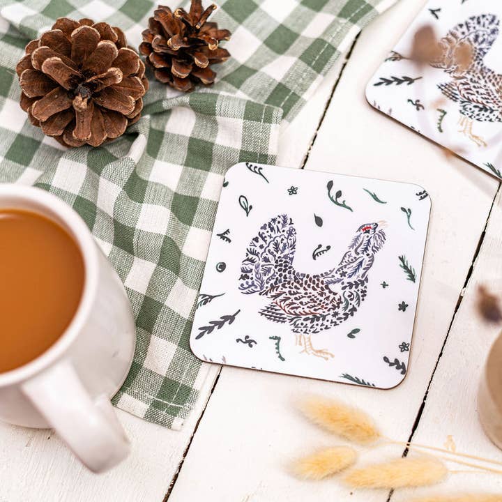 Tjenerfugl Bordskåner for engroshandel hos Sarah Leask Studio