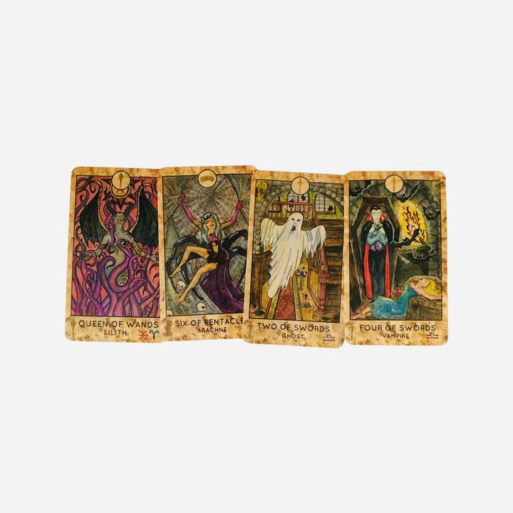 Tarotlandia – Cartas de tarô por atacado – Baralho de Tarô Fantasy World De Luxe Edição Limitada (Samiramay)7