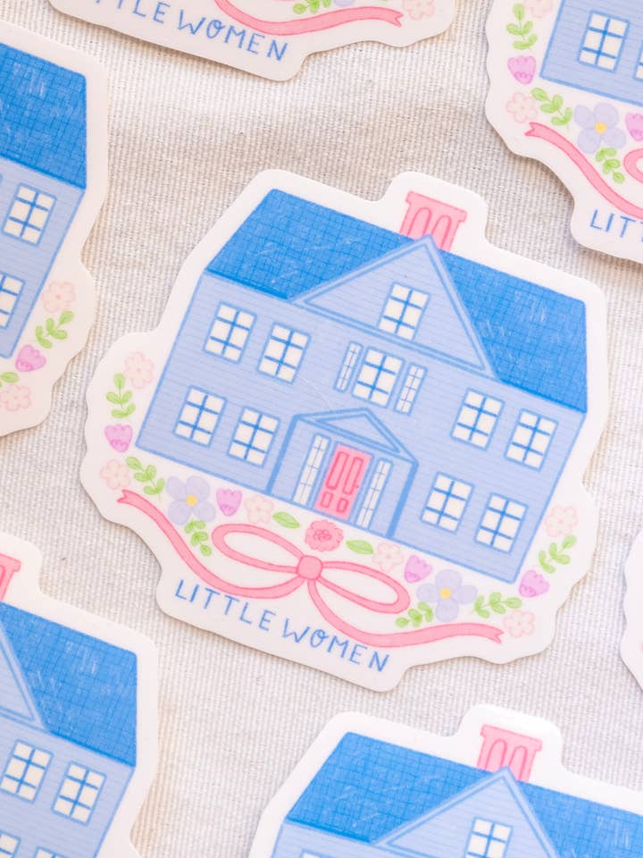Little Women Orchard House Sticker for wholesale by Hanstan Studio