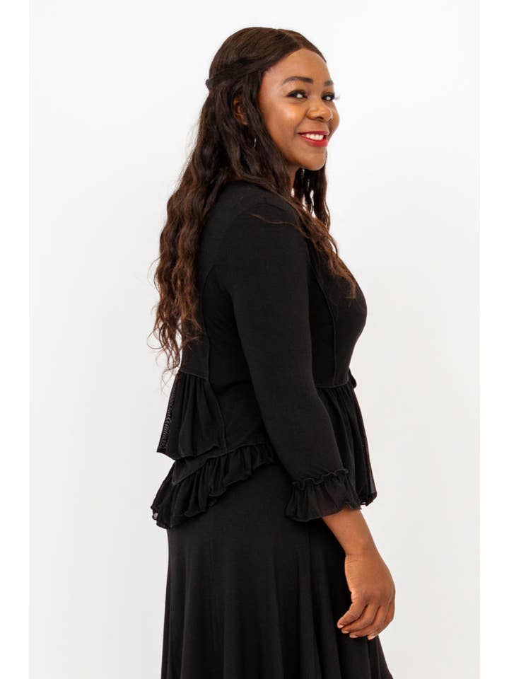 Blue Sky Clothing Co LLC - Wholesale Jacket - Women's - Ria Jacket, Black3