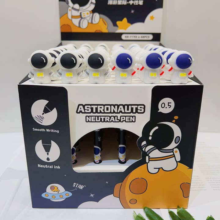 Instrumento de escritura con bolígrafo para astronautas, regalo de papelería para venta al por mayor de Fiona Accessories