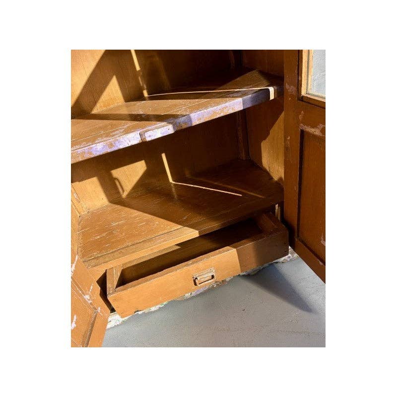 Paloma Black (Casa Natura Design, S.L.) - Wholesale Cabinet - Sunny Green Lilac & Natural Wood 2 Door Cabinet Sourced1