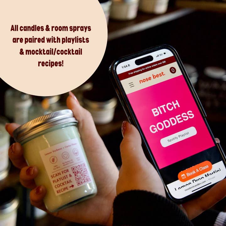 Nose Best Candles - Wholesale Jar/Filled Candle - Third Date - Moon Flower & Vetiver Soy Candle1