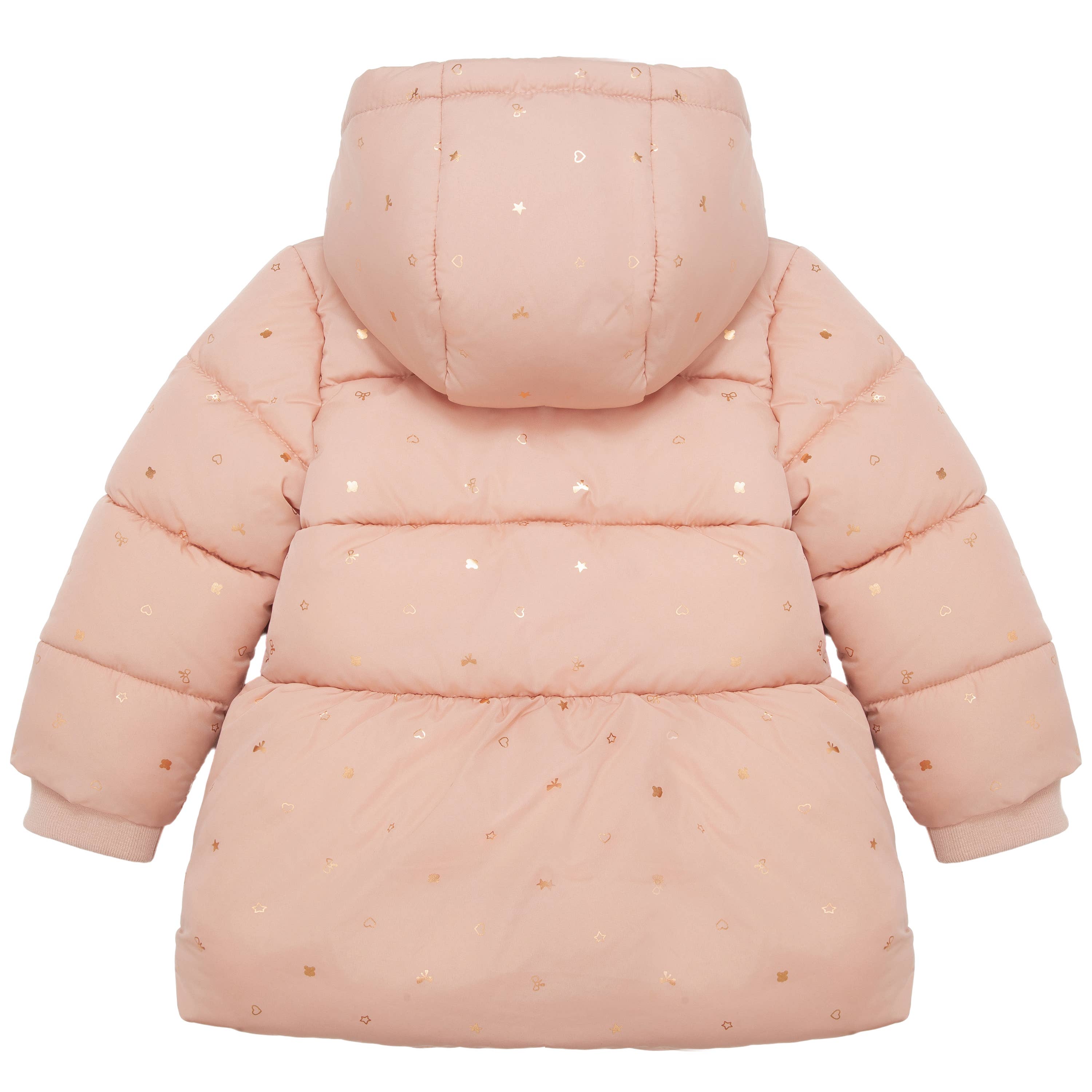 Rokka & Rolla - Wholesale Puffer Jacket - Kids - Toddler Girls' Starlight Winter Coat Mini Fur Jacket9