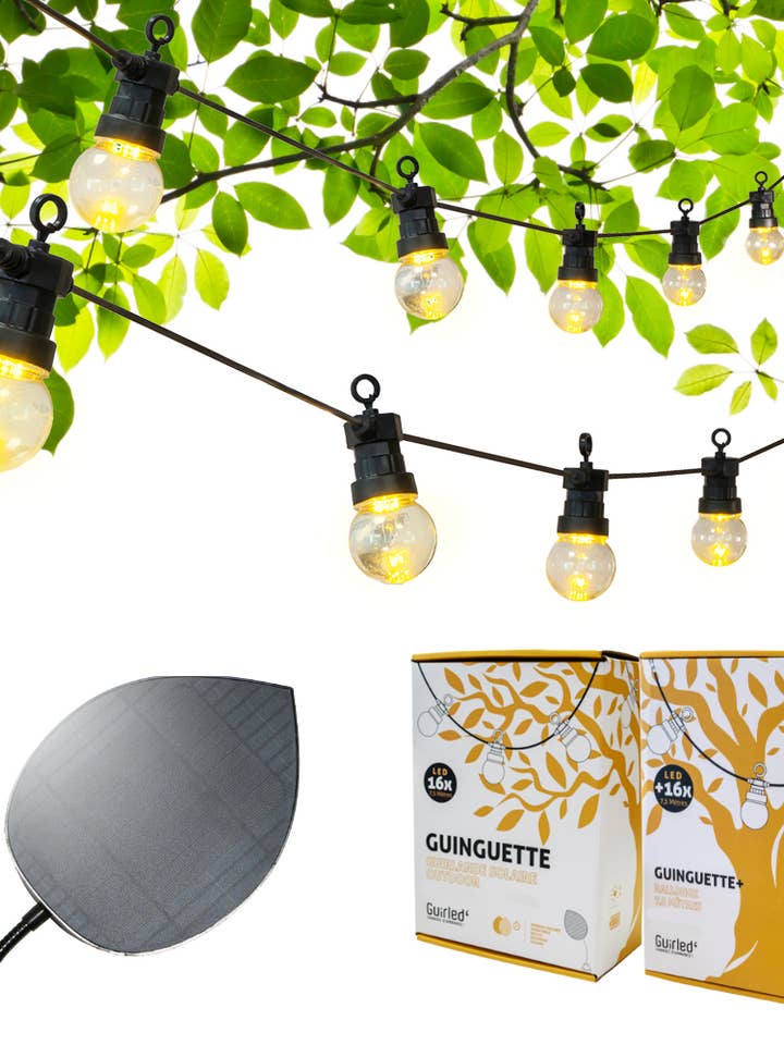 Guirled Vintage Edition Catena Luminosa Solare con 32 LED per la vendita all'ingrosso da parte di Guirled