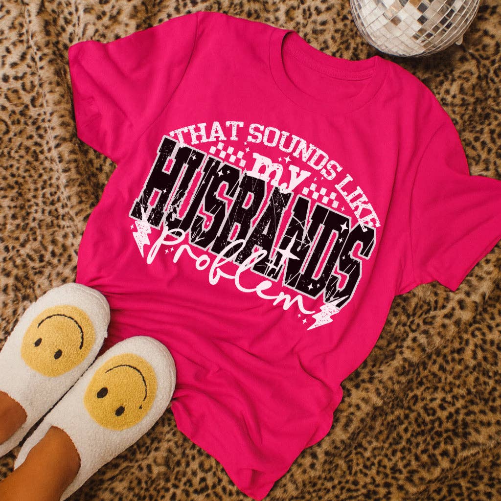 RR Tees Wholesale - Vente T-shirt sérigraphié – femme - Cela ressemble au problème de mon mari, tee.0