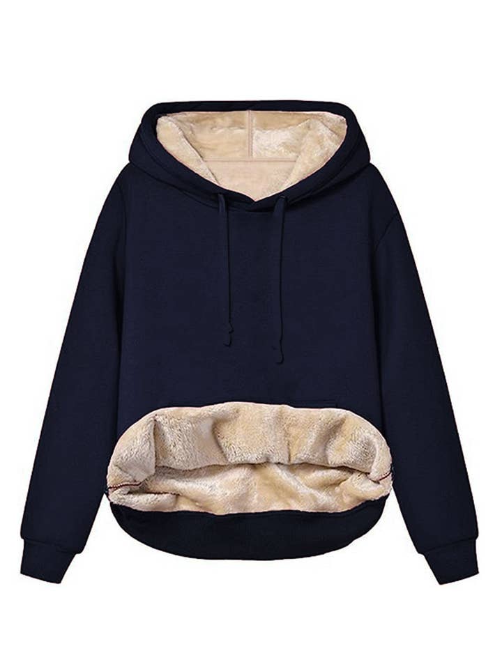 Marayn - Wholesale Jacket - Women's - Cozy Winter Lambswool Hooded Fleece Jacket for Women1