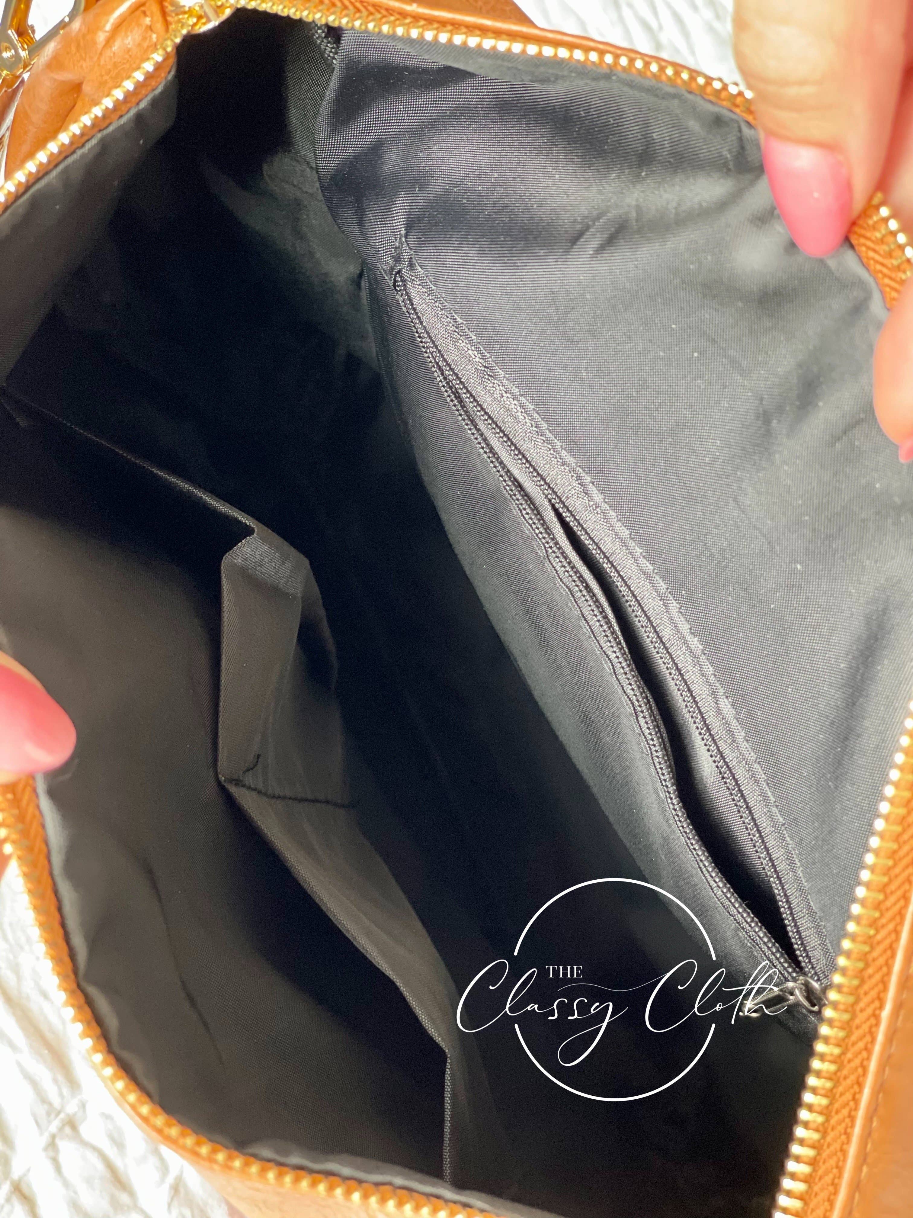 The Classy Cloth WS - Wholesale Backpack - Women's - Chloe Convertible Backpack - Tan - Aqua Brown Boho RTS7