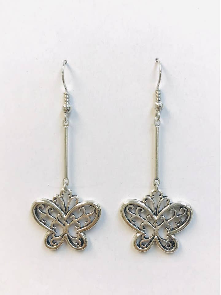 Ornate Butterfly Earrings for wholesale by SimpleNGreat