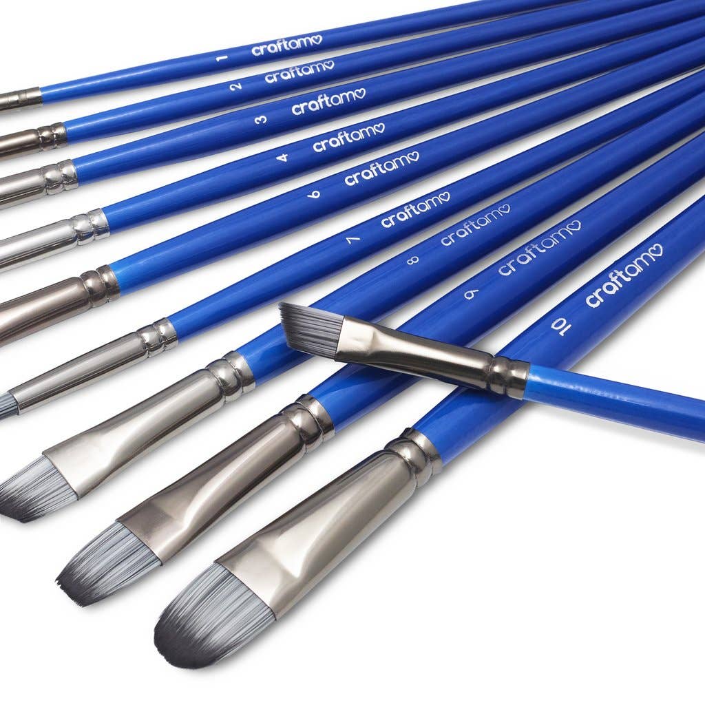 Craftamo – wholesale Paint/wax brush – Elements Collection Brushes - Water (Craftamo Paint Brushes)4