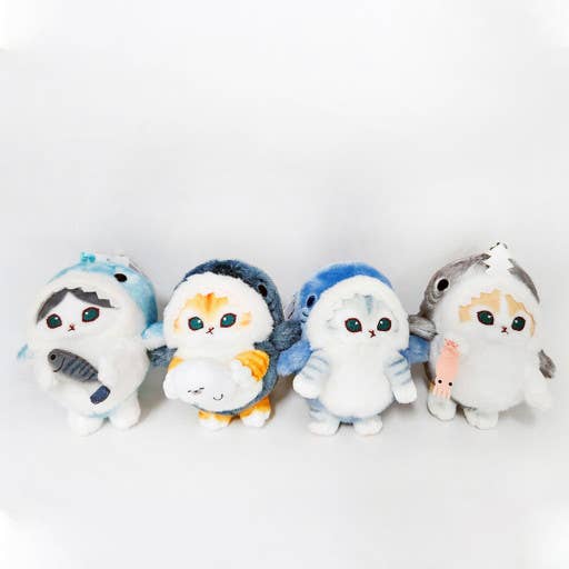 K-Wonderland - Wholesale Keychain - Women's -  Mofusand Shark Costume bag charms Key Chain 13cm2