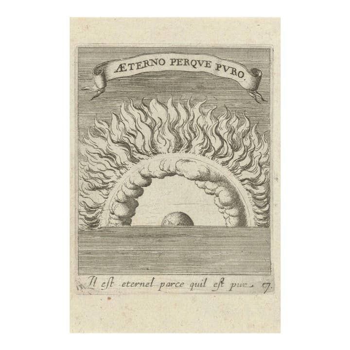 Print Pothecary - Wholesale Art Print - Fiery Sky Canvas Print - Apothecary Art for Home or Office - Apothecary Decor4