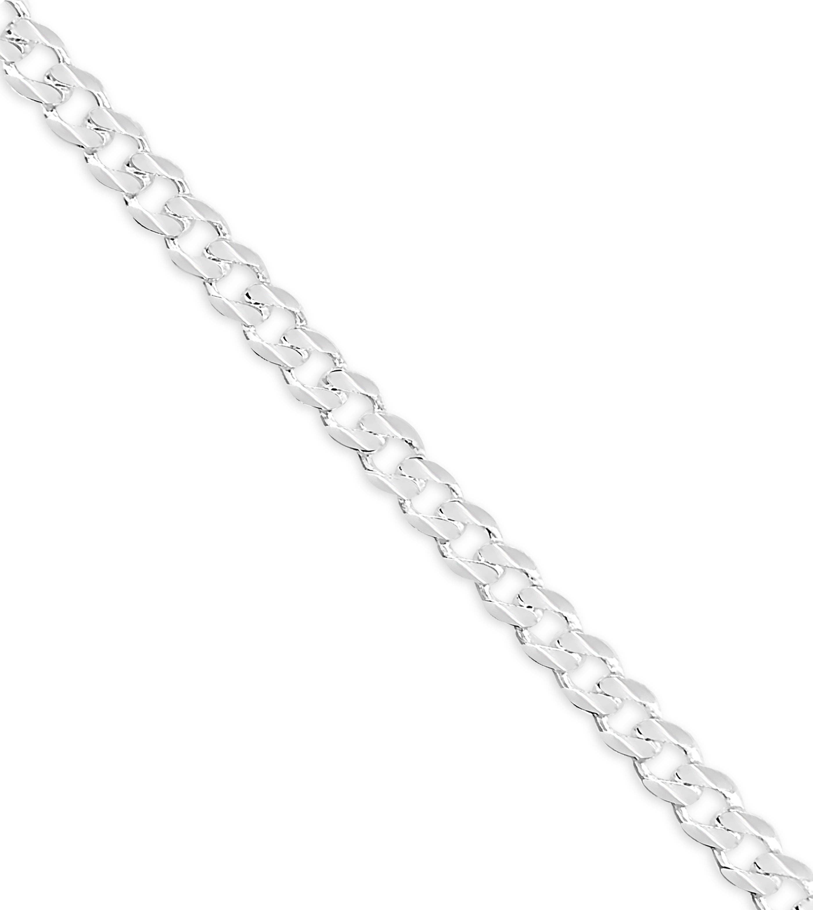 Olive & Chain - Wholesale Link & Chain Necklace - Silver Curb Link Chain Necklace8