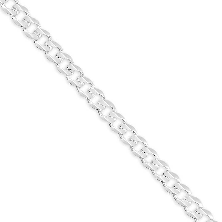 Olive & Chain - Wholesale Link & Chain Necklace - Silver Curb Link Chain Necklace8