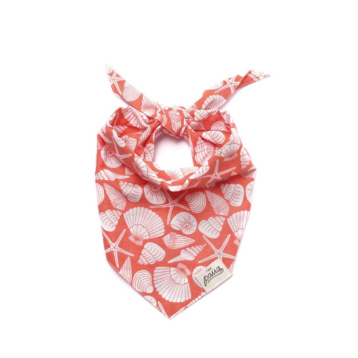 The Paws - Wholesale Pet Bandana - Dog - Flores Shell Dog Bandana