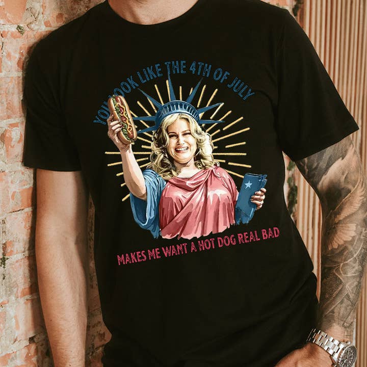 House Of Rodan - Wholesale T-Shirt (Graphic) - Women's - You Look Like like The 4th Of July - Funny Meme Graphic Tee