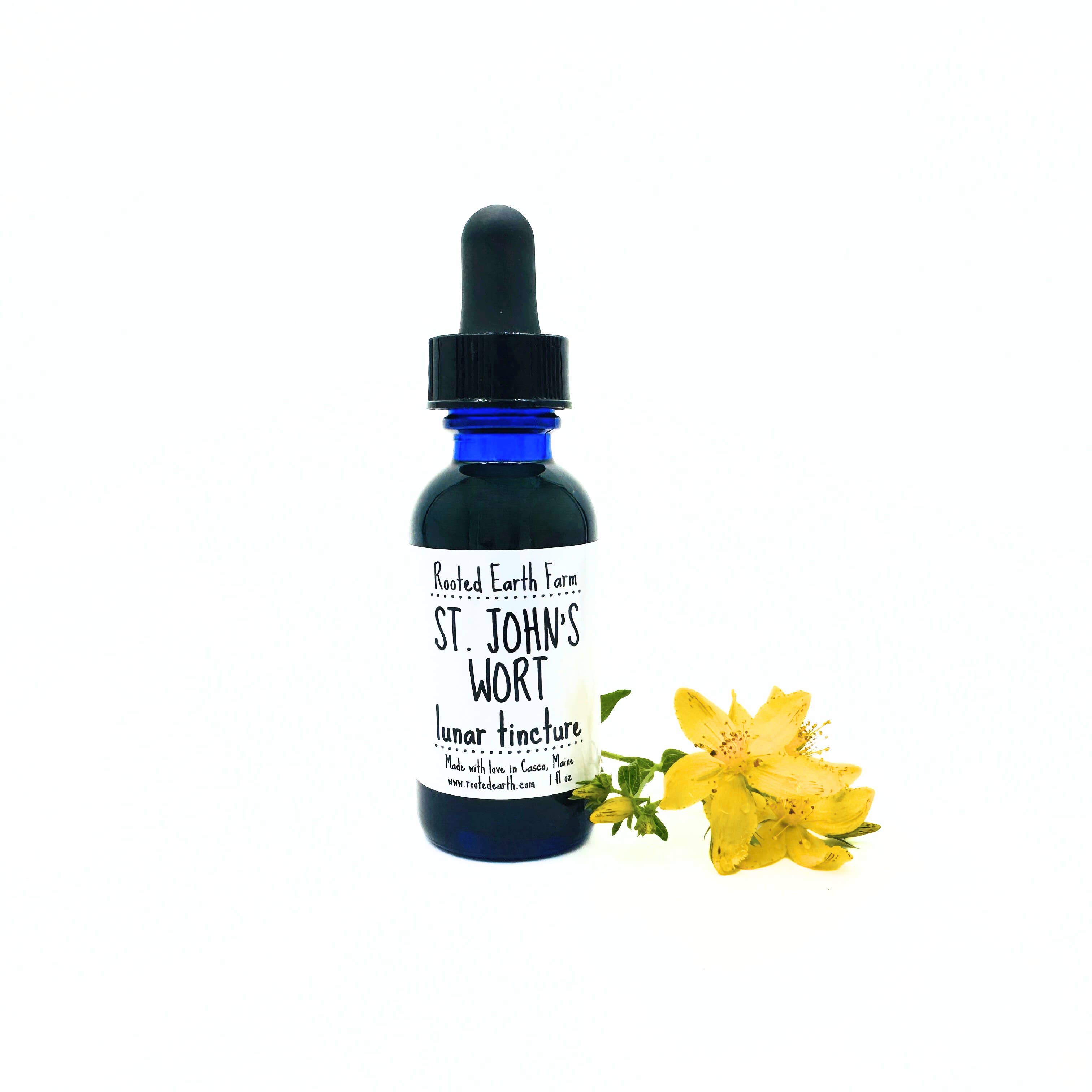 Rooted Earth Farm + Apothecary - Wholesale Tincture - St. John's Wort Tincture - 2 Size Options3