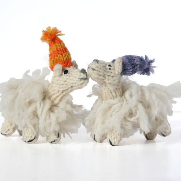 Long-Haired Llama Ornament for wholesale by Melange Collection