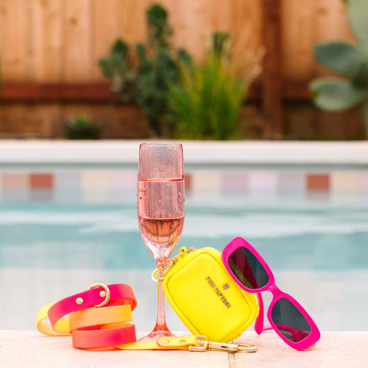 Pink Papyrus | Premium, Durable, & Stylish Dog Products ā wholesale Pet poo bag dispenser ā Kiki Neon Yellow Waste Bag Dispenser And Treat Pouch6