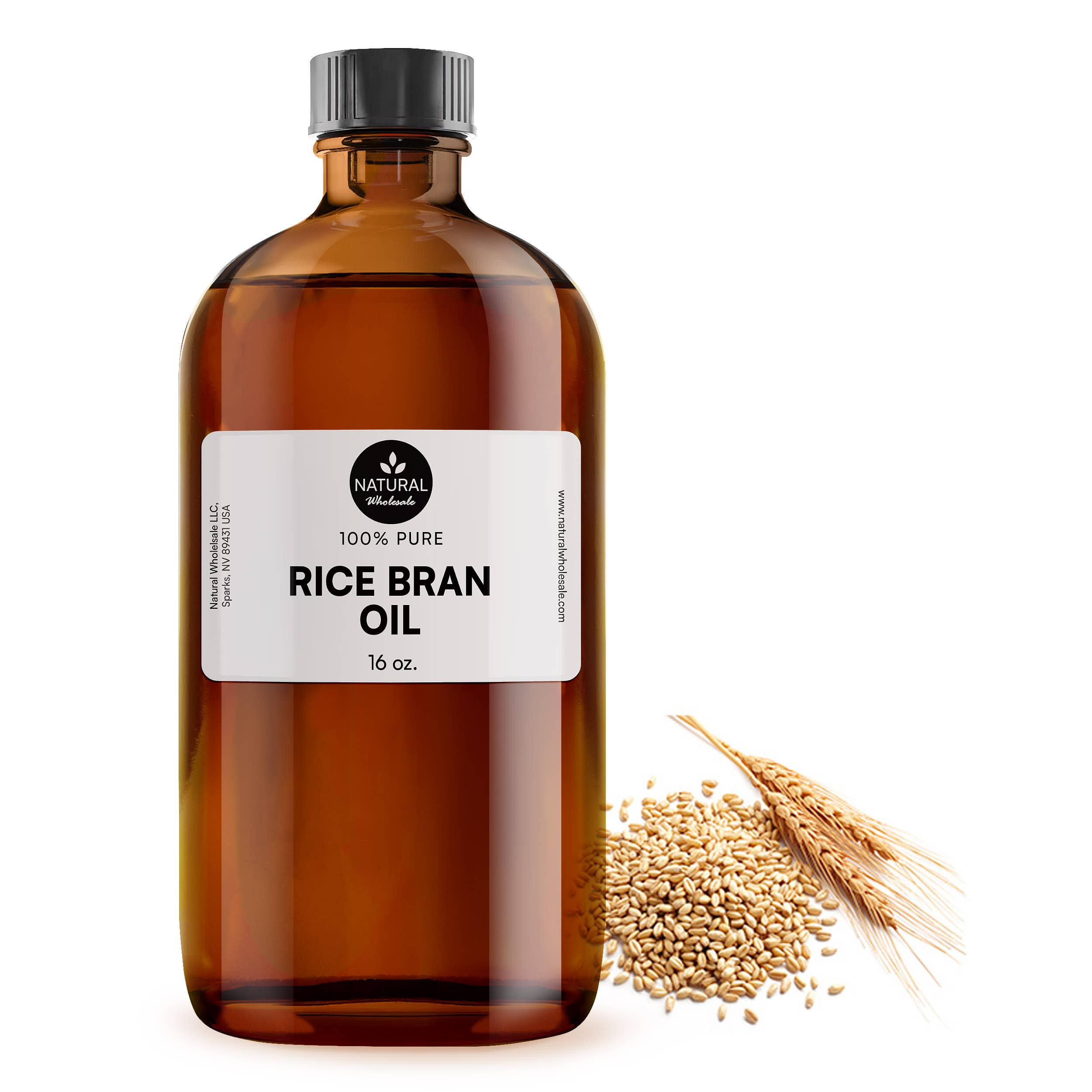 Natural Wholesale - Wholesale Bath/Body Oil - Rice Bran Oil - 100% Pure | Wholesale Bulk0
