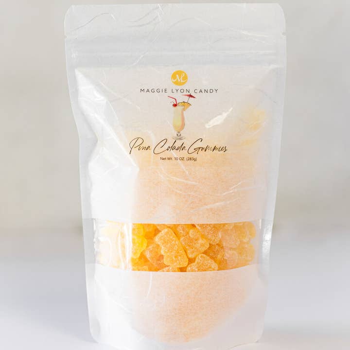 Maggie Lyon Chocolatiers - Wholesale Gummy - 10oz Piña Colada Gummi Bears
